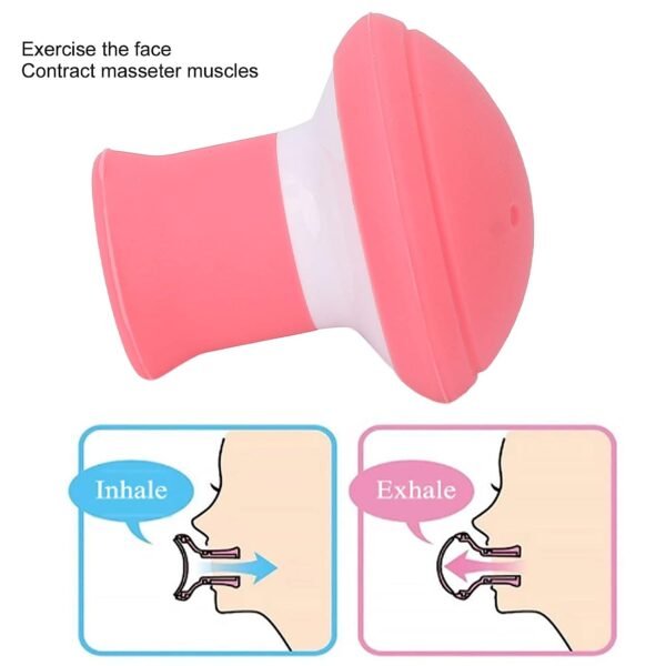04_471ce736-f03d-476b-9b6f-4bfa7f277724.jpg SILICONE FACIAL JAW EXERCISER BREATHING TYPE FACE SLIMMER, BREATHING TYPE FACE SLIMMER FACE LIFT INHALING & EXHALING TOOL, LOOK YOUNGER AND HEALTHIER - HELPS REDUCE STRESS AND CRAVINGS (Card Packing)