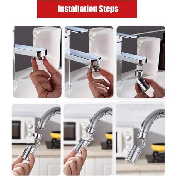 Splash Filter Faucet Sprayer for Kitchen & Bathroom