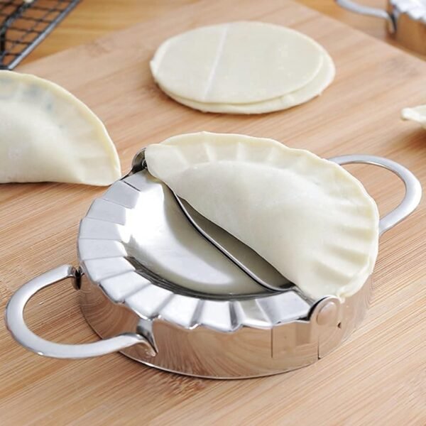 04_4952cbcb-e649-4693-872d-0271827f678f.jpg Stainless Steel Dumpling Maker Easy & Reliable Dumplings, Ghughra maker Every Time (1 Pc)
