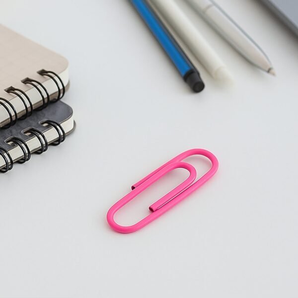 Vinyl-Coated Paper Clips - (10 Pc / Set)
