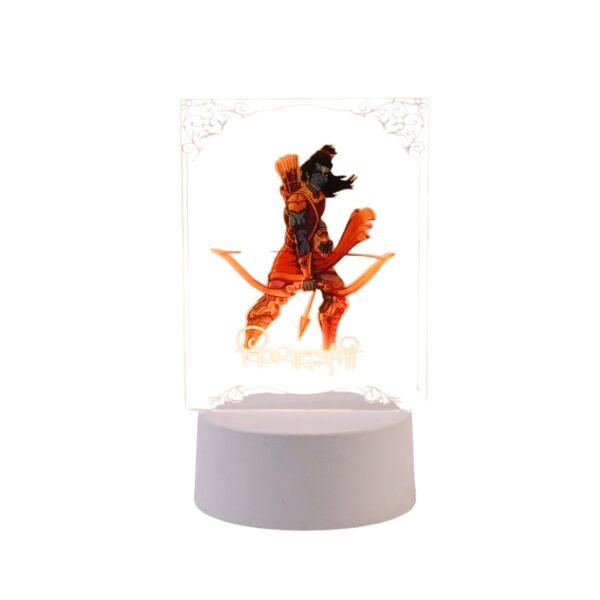 04_4b0314e2-1d96-4935-b7d3-db26092dd21a.jpg Beautiful 3D Lord Shree Ram Frame with soft white light (1 Pc)