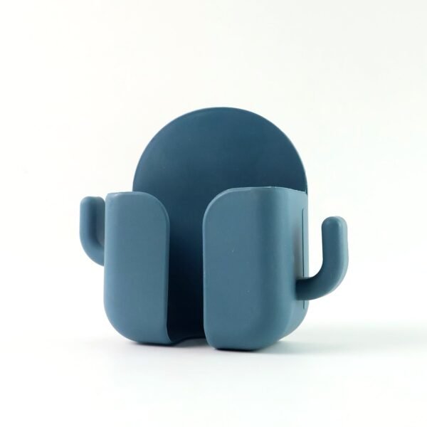 04_4d2a40c1-1fd3-4bf4-a5f4-0a06e67d6251.jpg Wall Mounted Adhesive Phone Holder & Remote Organizer(1Pc)