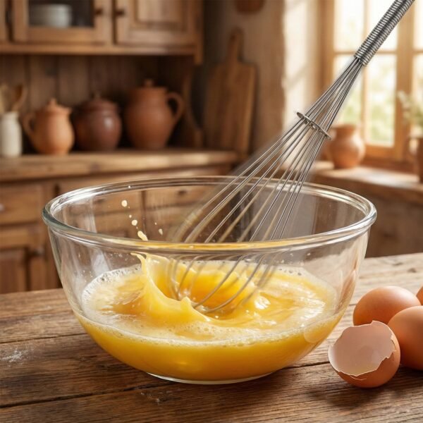 Manual Stainless-Steel Egg Beater Whisk (1 Pc)