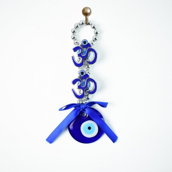 04_509d90f8-de70-4b8a-ae99-970934172e3d.jpg Decorative Double OM Symbol Evil Eye Hanging (1 Pc)