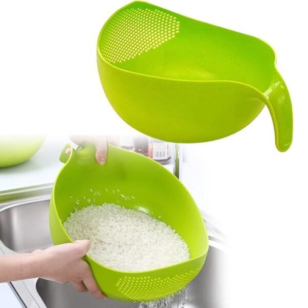 Plastic Rice Bowl / Food Strainer Thick Drain Basket (set of 3pcs)