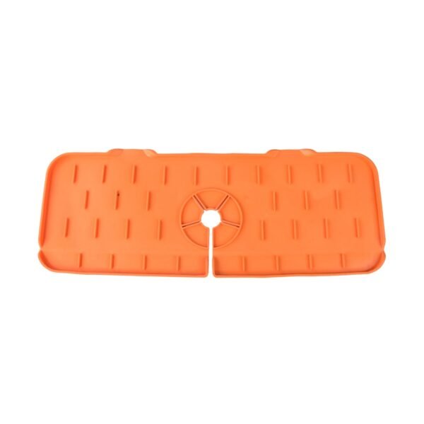 Silicone Faucet Splash Guard Pad Kitchen & Bathroom Sink (1 Pc / Mix Design & Size)