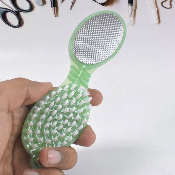 5 In 1 Pedicure Tool Pedicure Brush For Feet Foot Scrubber Foot File With Nail Cutter