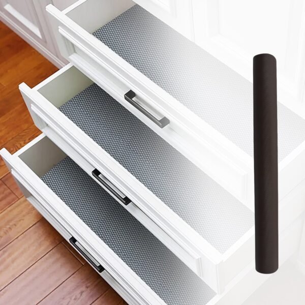 Anti-Slip Mat Liner Roll for Kitchen, Bathroom, Fridge & Shelves (45cmx3m)