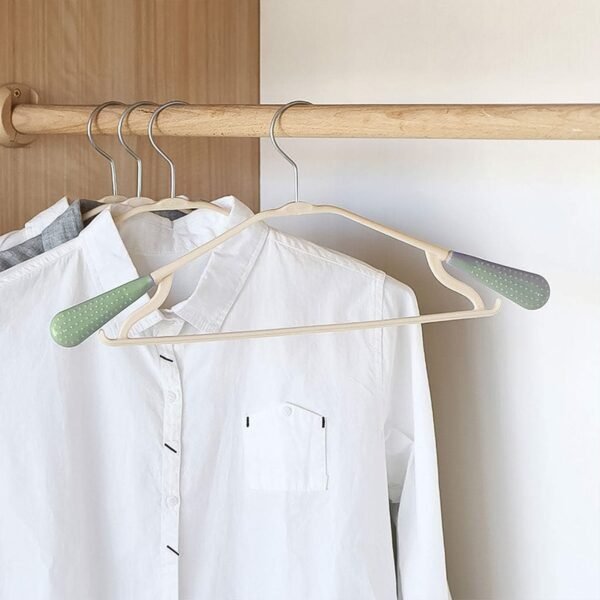 04_57baf3c8-384f-41e4-b905-e1f56f4b42bc.jpg PP Cloth Hanger Set of 1 with Zinc Plated Steel Hook (1 Pc)