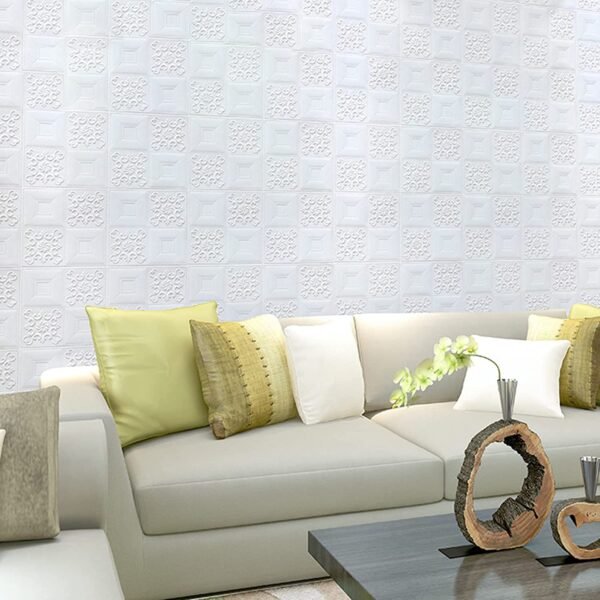 Stone Design 3D Wallpaper Sticker Panels for Ceiling Living Room Bedroom