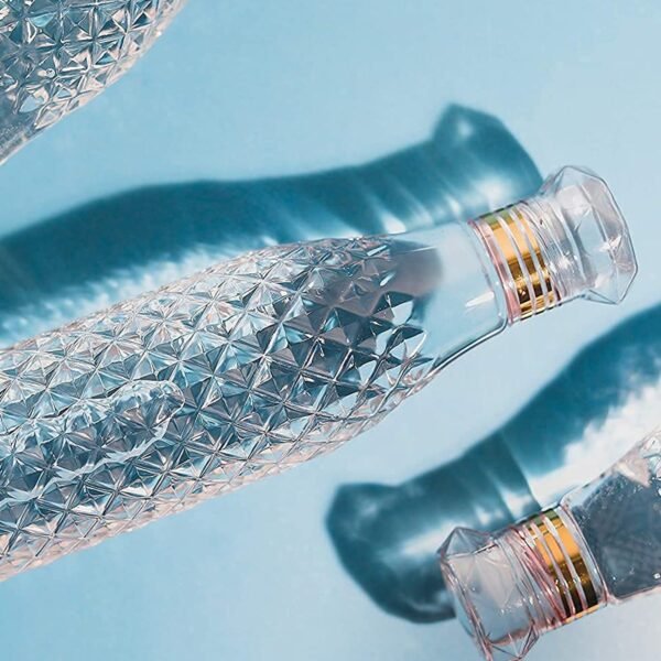 04_5b4a426f-a45f-4c70-b101-b6da55be3515.jpg Water Bottle With Diamond Cut Used By Kids, Children's ( 3 pcs )