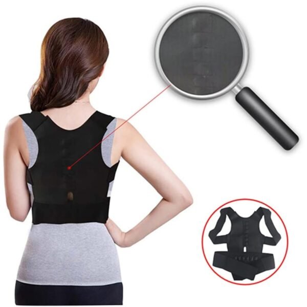 Adjustable Magnetic Power Back Support Correction Belt (1 Pc / XL)
