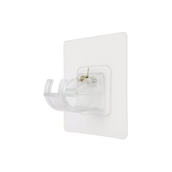 Self-Adhesive Transparent Wall Hook Holder Clip (1 Pc)