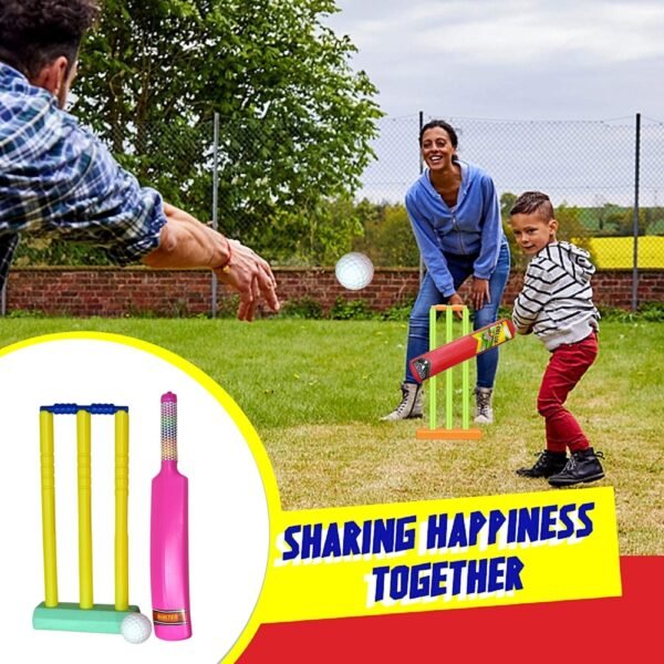 04_6287f7ad-9e3c-43e8-91e6-6afda77991dd.jpg Plastic Cricket Bat Ball Set for Boys and Girls