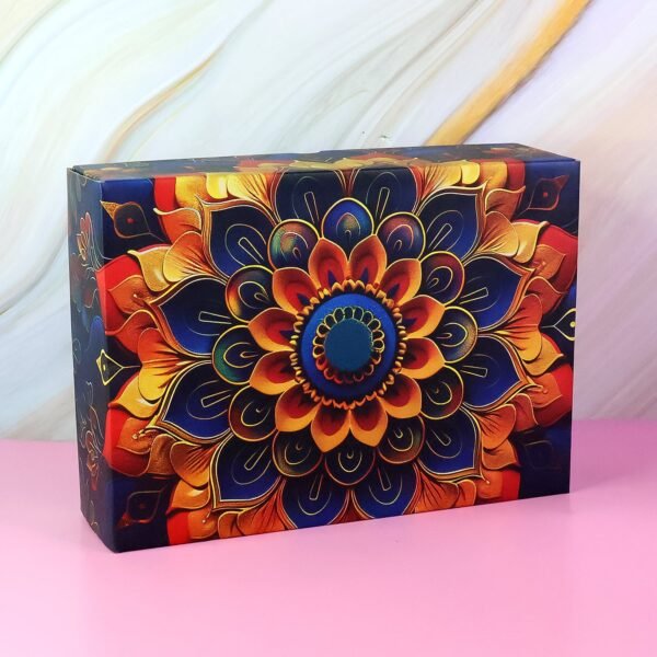 Effete Rose Almonds Gift Hamper, Golden Rose With Bottle (3 Pc Set), Mix Color