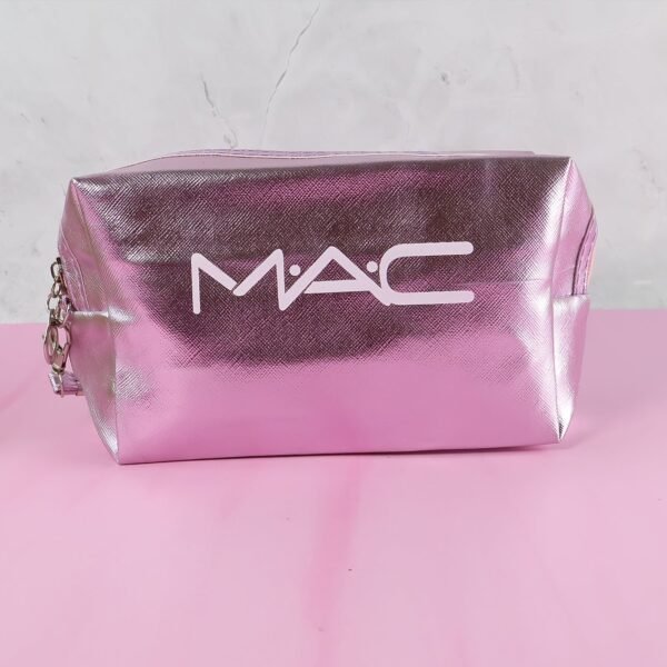 Metallic Travel Makeup Pouch - (1 Pc / Mix Design)