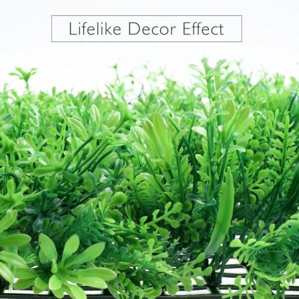 Square Grass Artificial Aquarium Fish Tank (60×40 Cm/Mix Design/1 Pc)