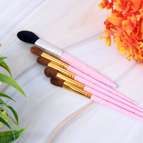 5pc Makeup Brush tools kit (5 Pcs Set / Mix Color)
