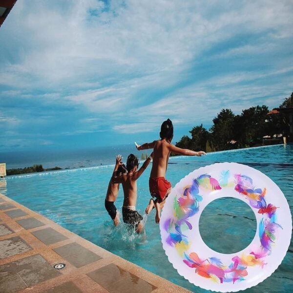 04_6a2c6a6b-c645-4c68-9a56-90c4a71ff5ad.jpg Swim Ring, For children, Conveniently Portable, Feathers, for Swimming
