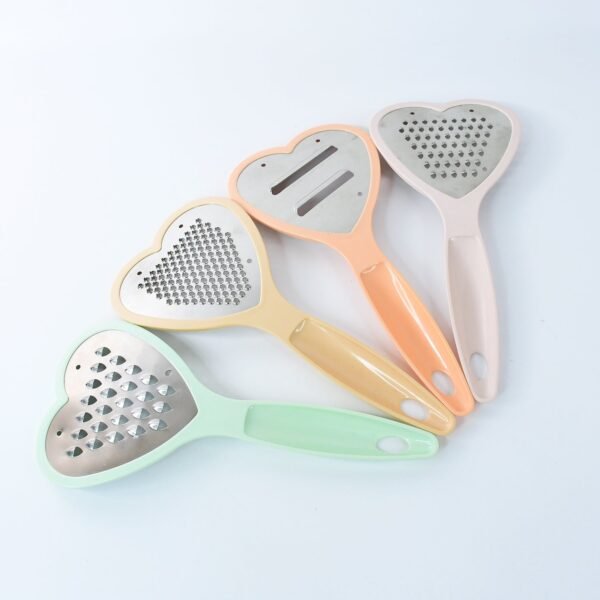 04_6b92a45b-cb07-4692-a55c-a843e419d5f3.jpg Heart Grater Set and Heart Grater Slicer Used for Grating and Slicing of Fruits, vegetables
