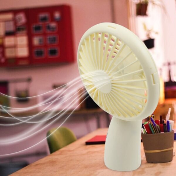 Mini Handheld Fan Portable Rechargeable Easy to Carry for Home Office  1 Pc