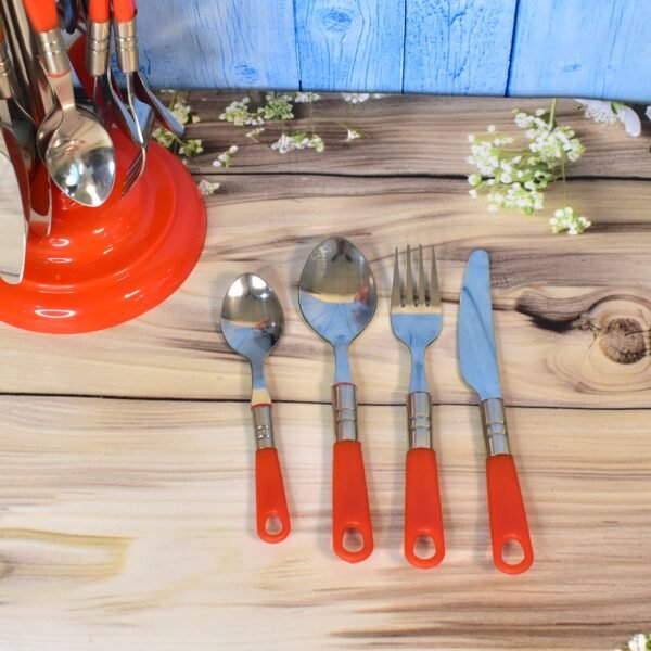 04_6ce987b7-8408-40e4-8911-d46fb5016dfa.jpg Luxury Cutlery Set for Dining Table Stainless Steel 26-Piece Set With Stand (1 Set