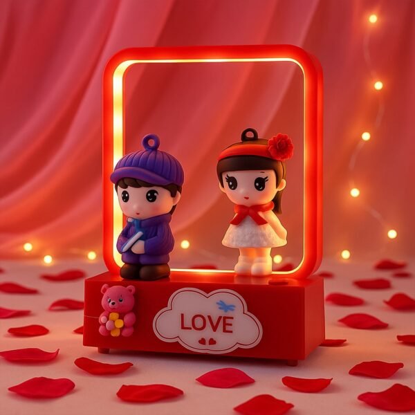 Decorative Love Couple LED Figurine Light (1 Pc)