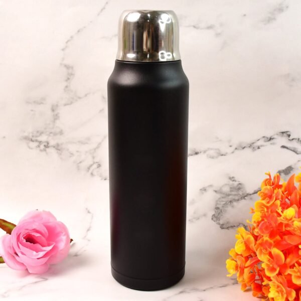 Stainless Steel Vacuum Water Bottle – Hot & Cold Insulated Flask (1000 ML Approx)