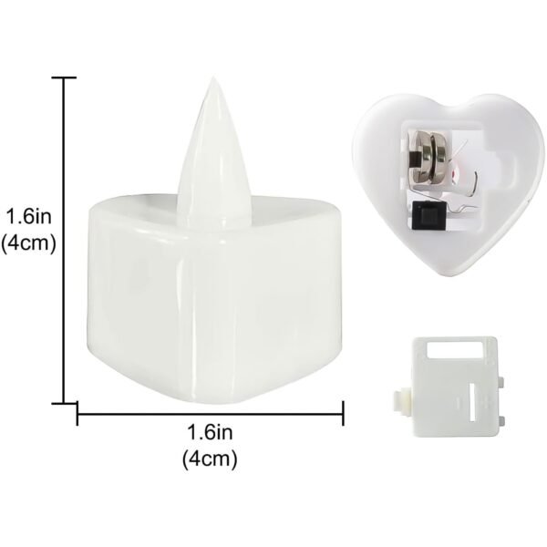 LED Tealights, Smokeless Plastic Decorative Candles, Diwali (Pack Of 1 / Multicolor)