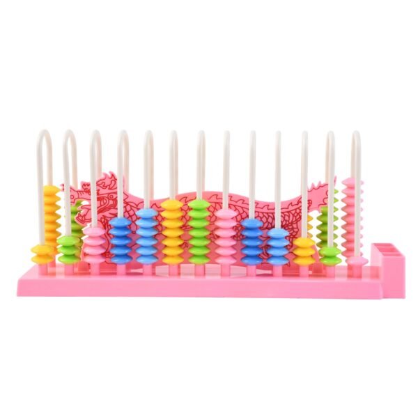 Abacus 13 Rods Counting Abacuses Toy Bead Educational Tools (1 Set / Mix Color)
