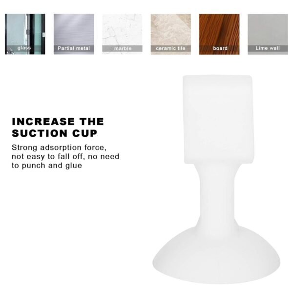 Self-Sucking Silicone Door Stopper (1 Pc / Mix Color)