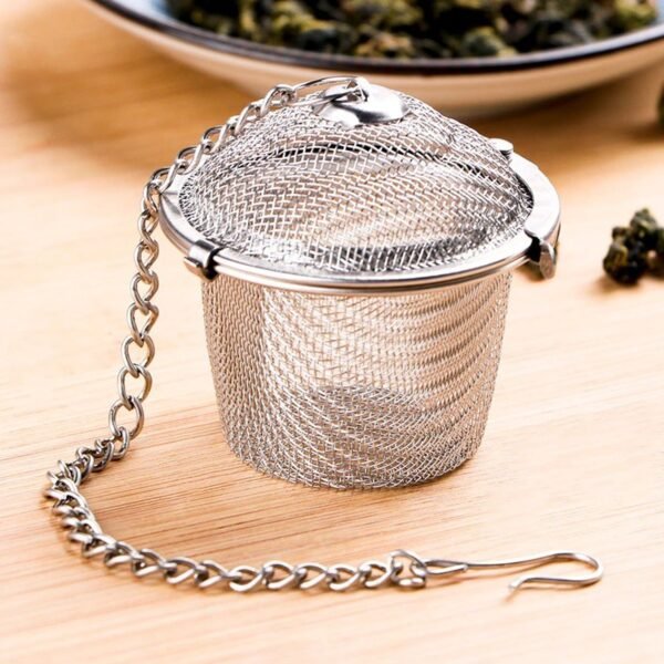 04_771677df-6814-4b01-bce0-383ec3dbb91b.jpg Stainless Steel Spice Tea Filter Herbs Locking Infuser Mesh Ball