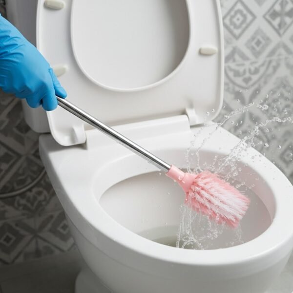 Long Handle Toilet Cleaning Brush (1 Pc)