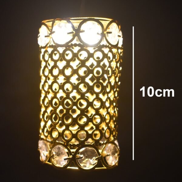 Large Dimond Layer Golden Jhoomer For Home Decoration