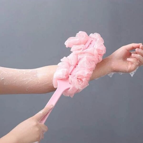 Loofah Back Scrubber with Long Handle for Shower & Bath Cleaning