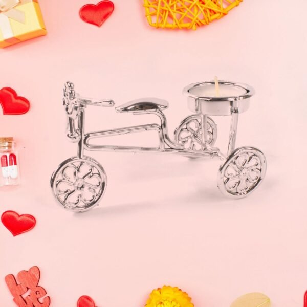 Cycle Tealight Holder / Candle Holder Decorative Candle, Diwali (1 Pc)
