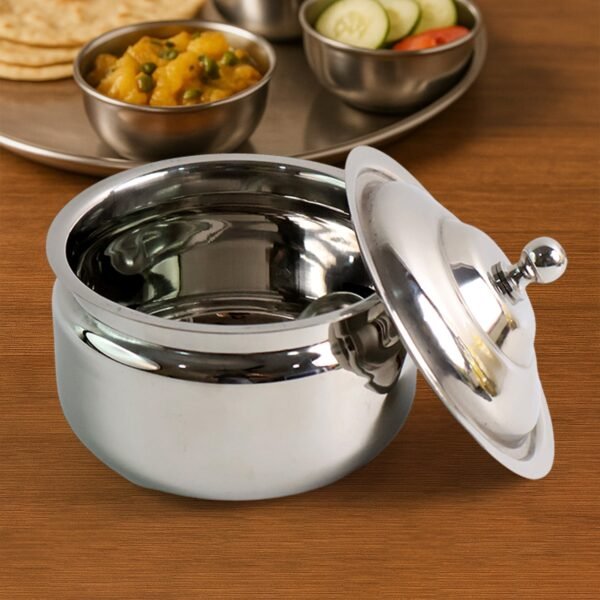 04_7b4f91c0-73b2-4287-8240-8b8c92fb711c.jpg Premium Stainless Steel Ghee Pot (1 Set)