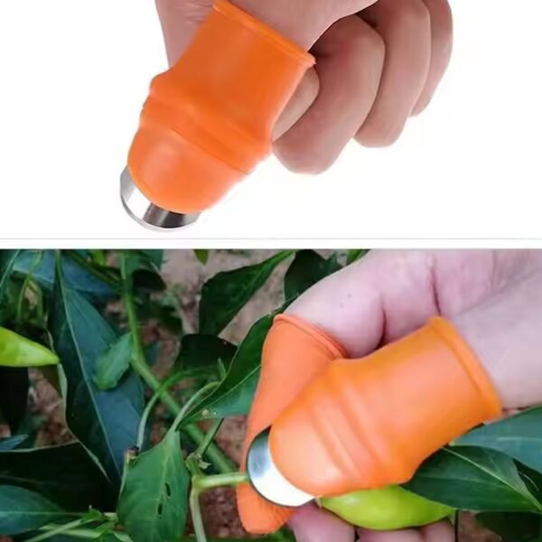 Thumb Knife Cutter with Silicone Finger Guard (1 Pc)