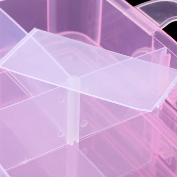 04_7e0a0c20-c647-44f3-9f56-90fe66ce253b.jpg Versatile 18-Grid 3-Layer Transparent Plastic Organizer Box