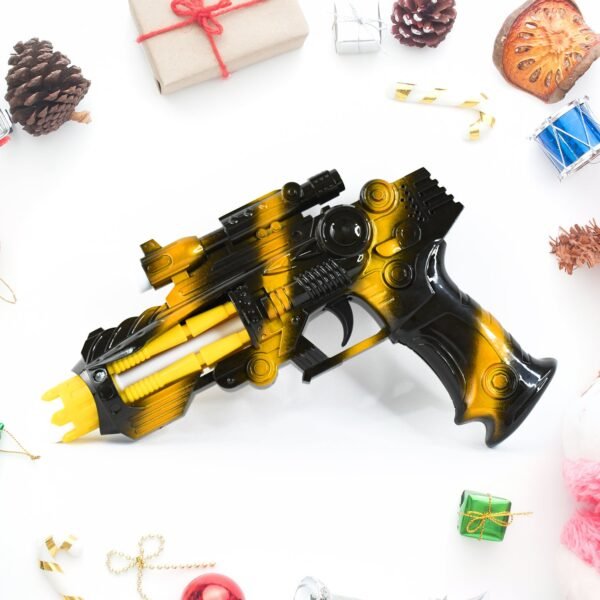 TTG LED Laser Gun Toy – Battery Operated Space Blaster Flashing Lights & (1 Set)