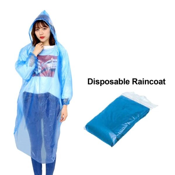 Disposable Rain Coat – Protection from Rain and Storms to Keep You Clean & Dry