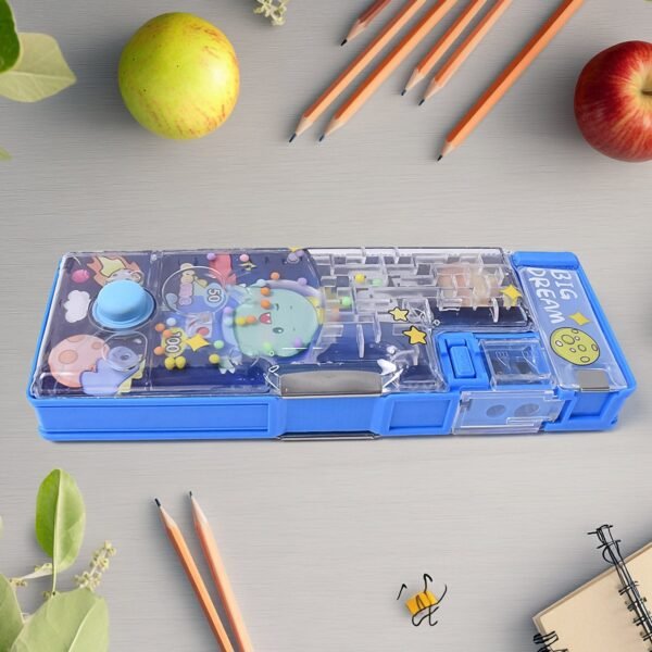 Magnetic Pencil Case With Sharpener (1 Pc)