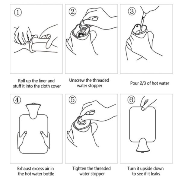 Mix-Design Printed Small Hot Water Bag – Leak-Proof Hot/Cold Therapy Pain (1 Pc)