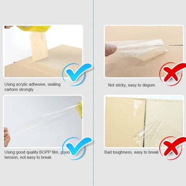 Transparent Tape Refills, Tape for Office, Home, School -1.2cm X 30 Meter Per Roll (12 Pc Set)