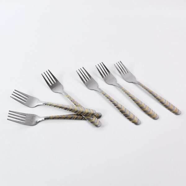 Elegant Stainless Steel Fork (6 Pcs Set)