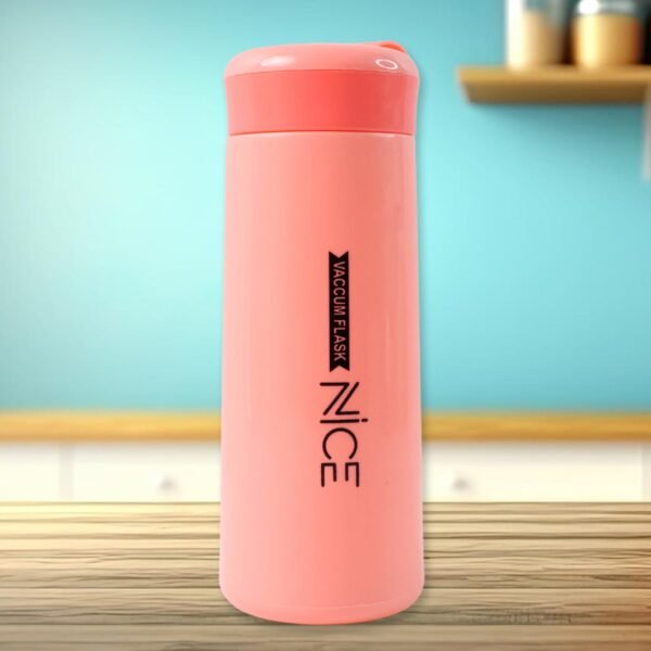 Plastic water Bottle - (Pink Color / 1 Pc / 400ML)