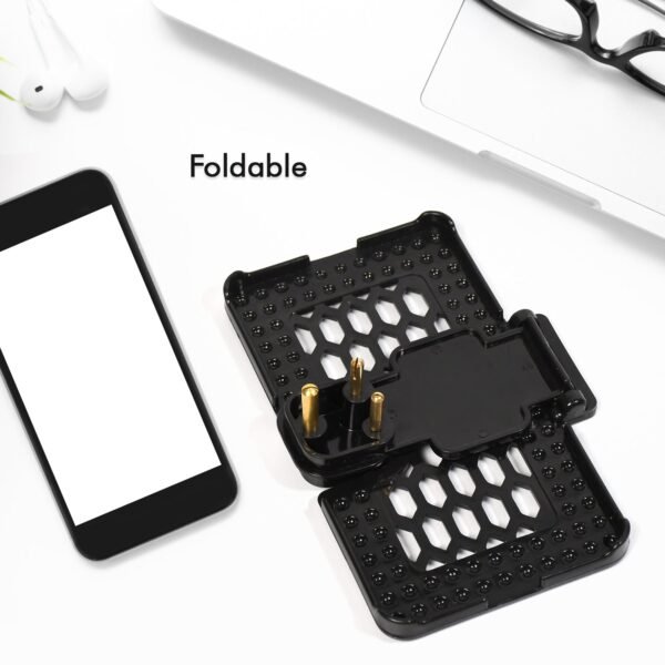 Multi-Purpose Wall Holder Stand for Charging Mobile (Black)