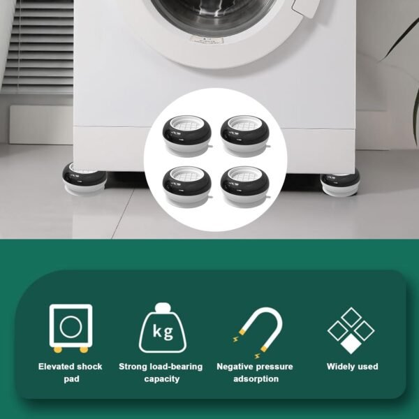 Anti Vibration Pads for Washing Machine,  (4 pcs Set)