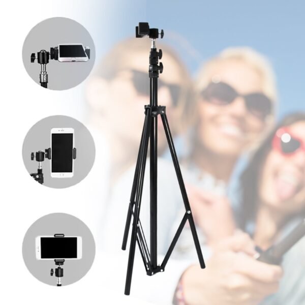 04_91e19945-0e2d-437a-a4f1-60a0db9e52eb.jpg Professional Tripod for DSLR Photography (Max Height 178cm, Multi-Head, Folding)