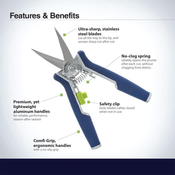 Precision Micro Garden Snip Pruning Scissor